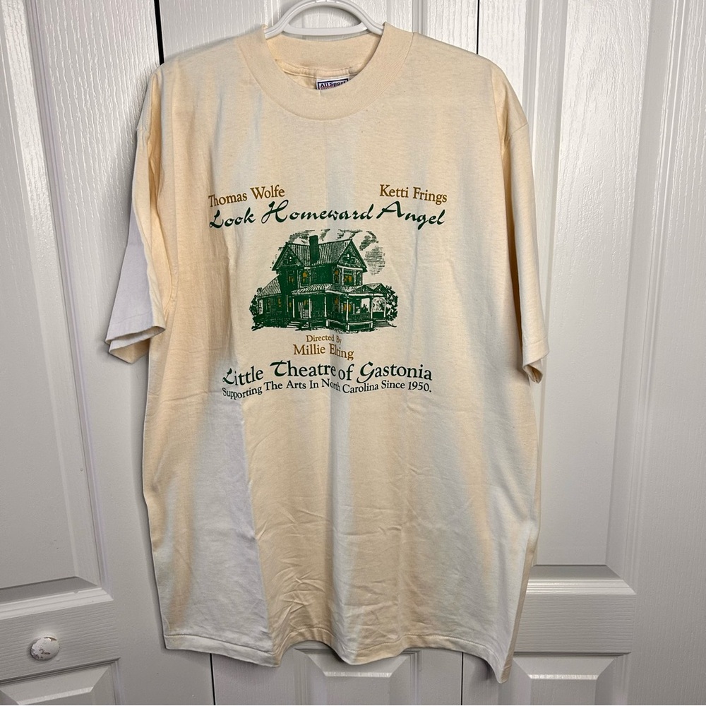 Thomas Wolfe Look‎ Homeward Angel Vintage Cotton T-Shirt May 11-20, 1995 Size XL